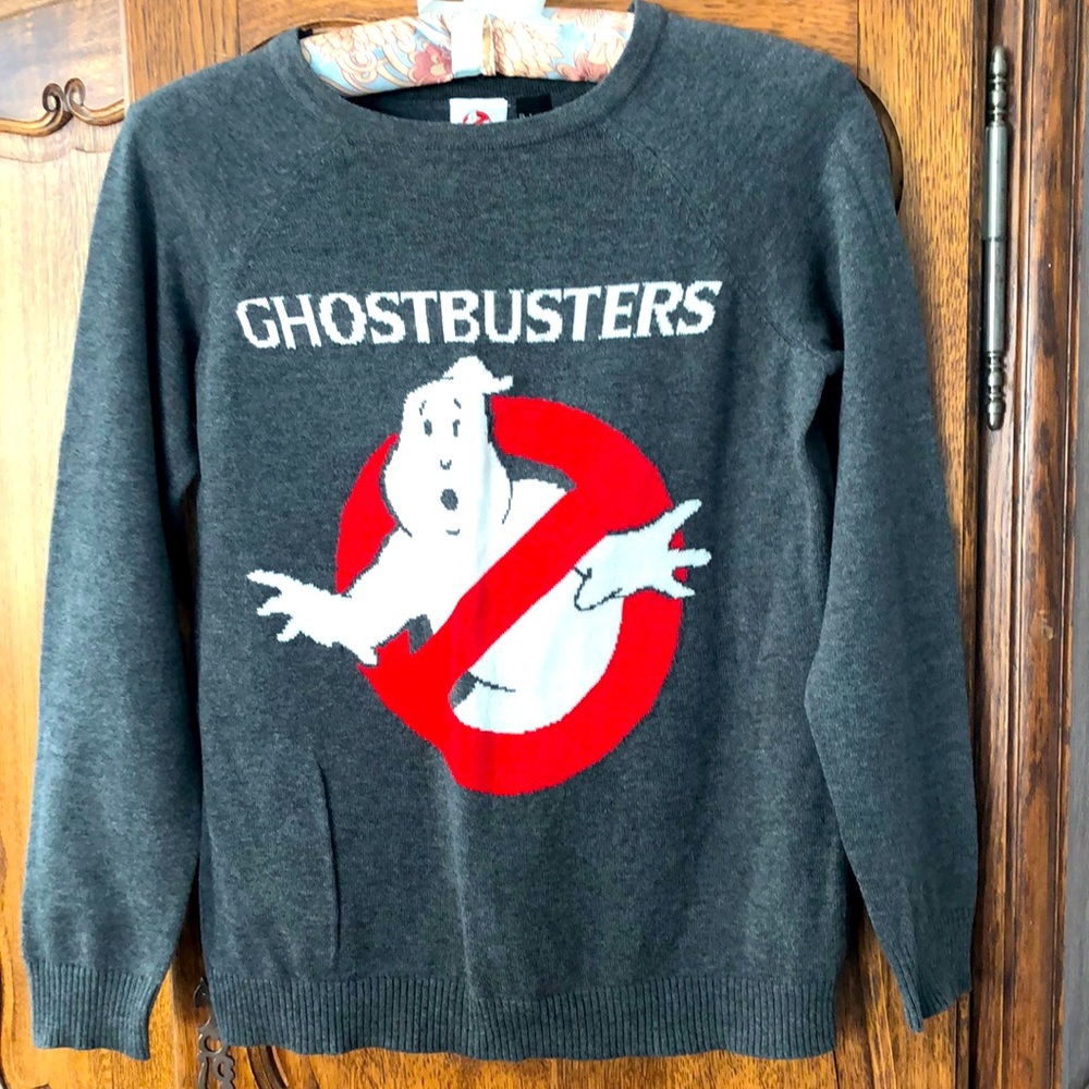 Licensed Ghostbusters cotton sweater size small.